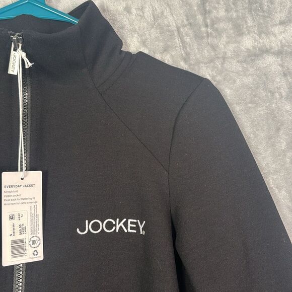 NWT New Jockey Black Pac12 On the Go Full Zip Jacket Size Small - Picture 4 of 10